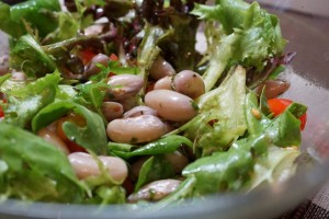 Borlotti Beans salad